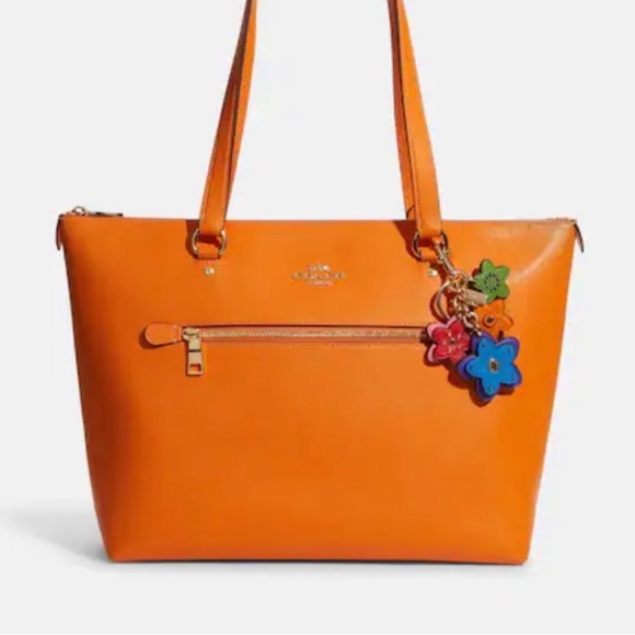 Coach Wildflower Mix Bag Charm  Multi Key Fob Ring - Picture 5 of 6